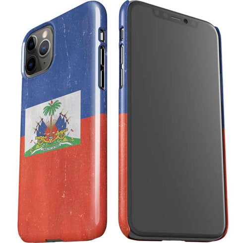 Haiti Flag Distressed iPhone 11 Pro Lite Case